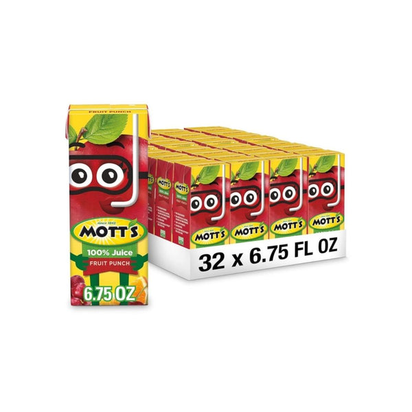 32-Count Mott's 100 Percent Fruit Punch Juice