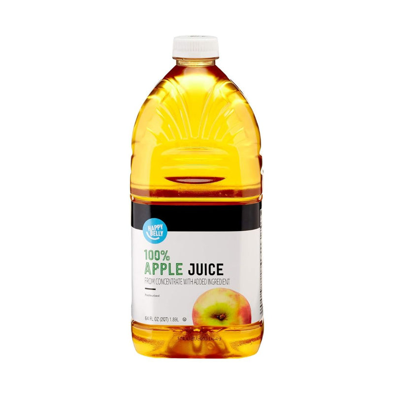 Happy Belly (Amazon Brand) 100% Apple Juice, 64 fl