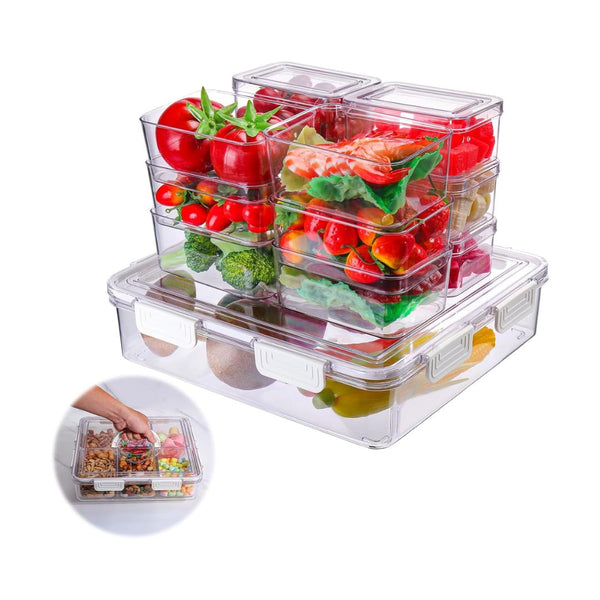 13-Pcs Refrigerator Organizers and Storage