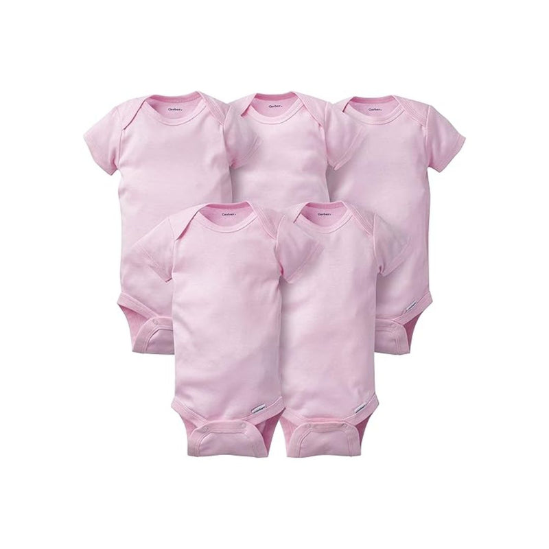 Gerber Baby 5-Pack Solid Onesie Bodysuits