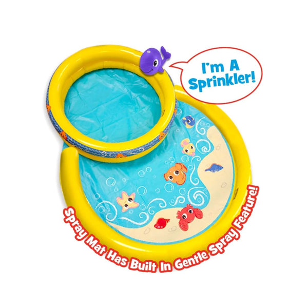 Little Tikes Lil Water Park with Whale Sprinkler and Spray Mat