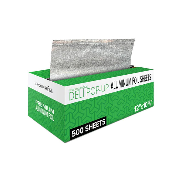 500 Count Pre-Cut Deli Aluminum Foil Sheets