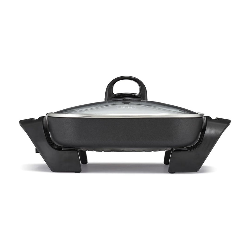 bella Electric Skillet and Frying Pan with Glass Lid