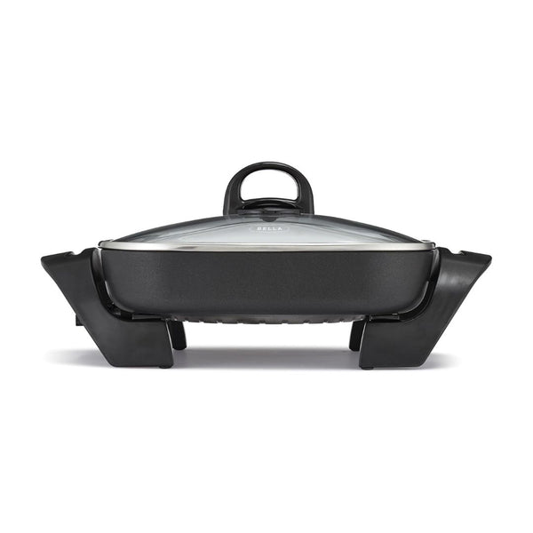 bella Electric Skillet and Frying Pan with Glass Lid