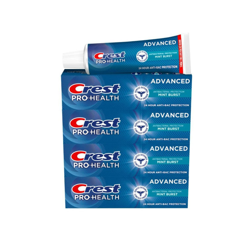 Pack of 4 Crest Pro-Health Advanced Antibacterial Protection Toothpaste