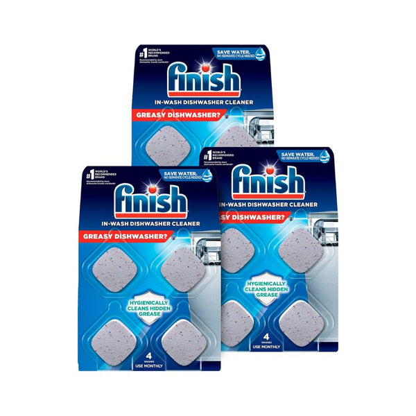 12-Count Finish Dishwasher Cleaner Tablets