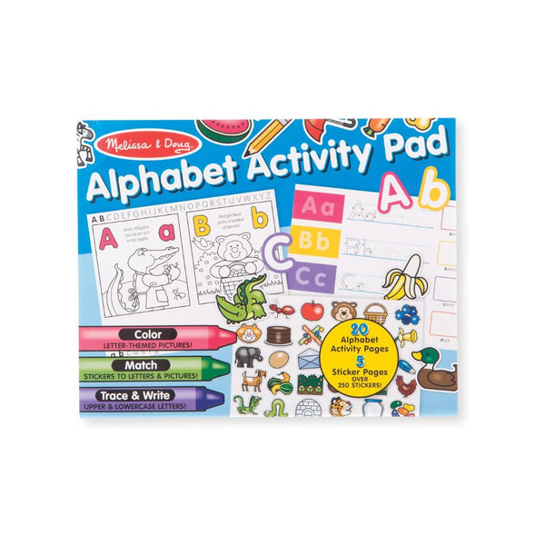 Melissa & Doug Alphabet Activity Sticker Pad (250+ Stickers)