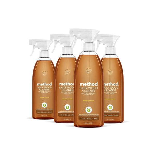 Pack of 4 Method Daily Hardwood Cleaner