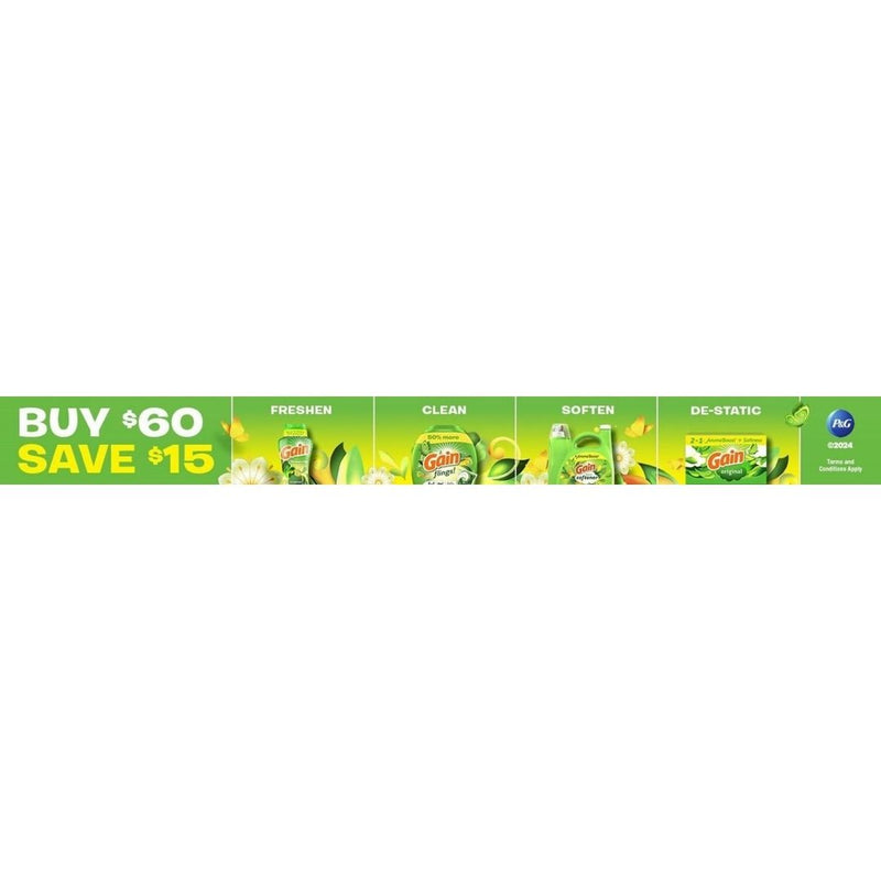 Buy $60 and Save $15 on GAIN Products!