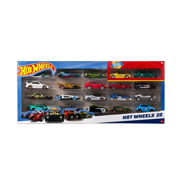 Hot Wheels Set of 20 Collectible Vehicles