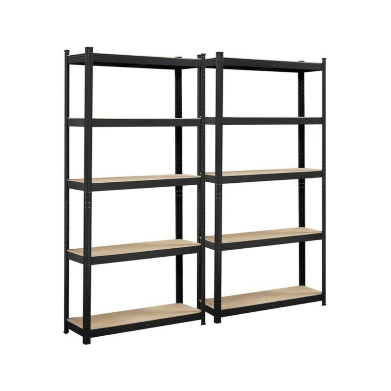 2-Pcs 5 Tiers Adjustable Storage Shelf Units for Garage