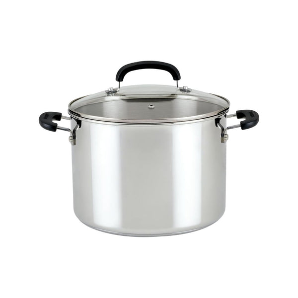 Farberware 8 Quart Stainless Steel Stockpot with Lid