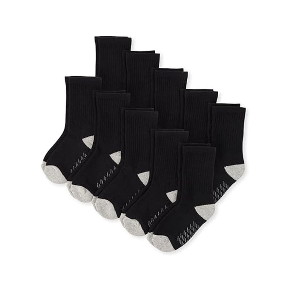 10-Pack The Children’s Place Baby Boy’s and Toddler Crew Socks