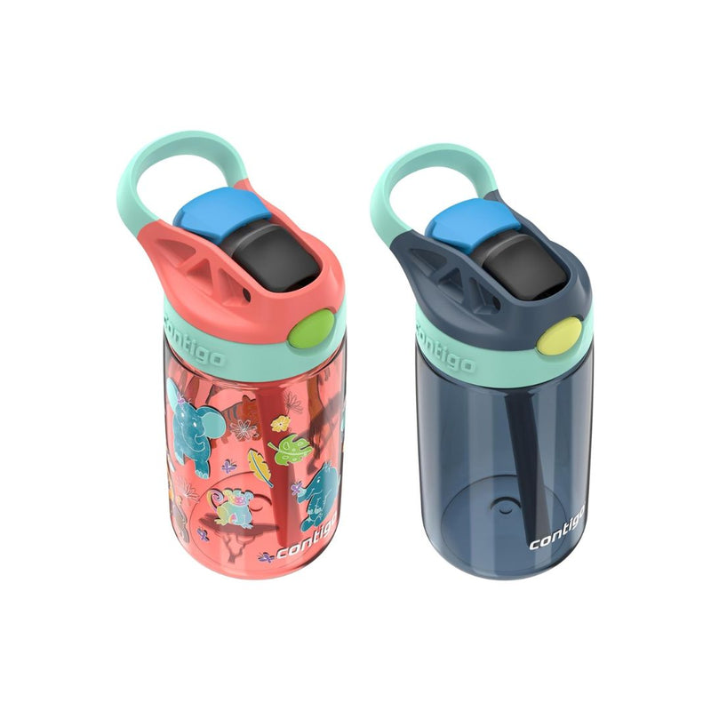 2-Pack Contigo Kids Water Bottles with Redesigned AUTOSPOUT Straw