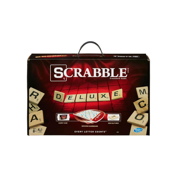 Hasbro Gaming Scrabble Deluxe Edition Letter Tiles Word Game