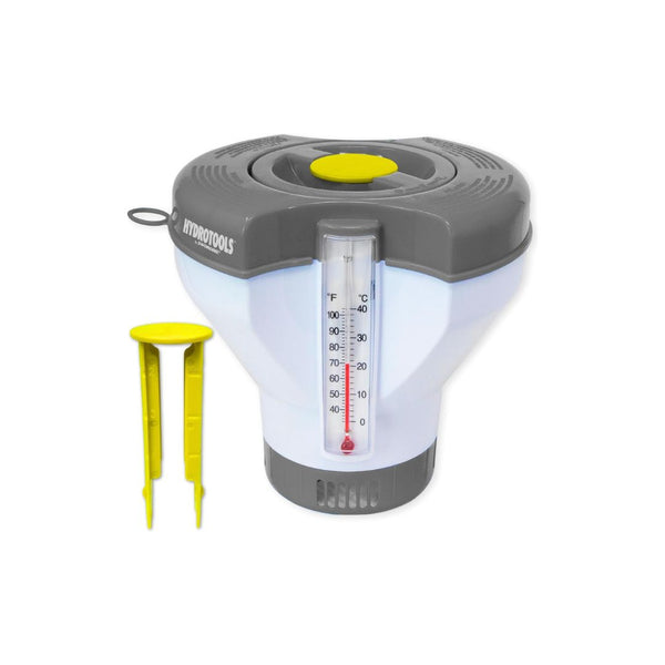 Swimline Hydrotools Smart Chlorine Floater Dispenser W/Thermometer