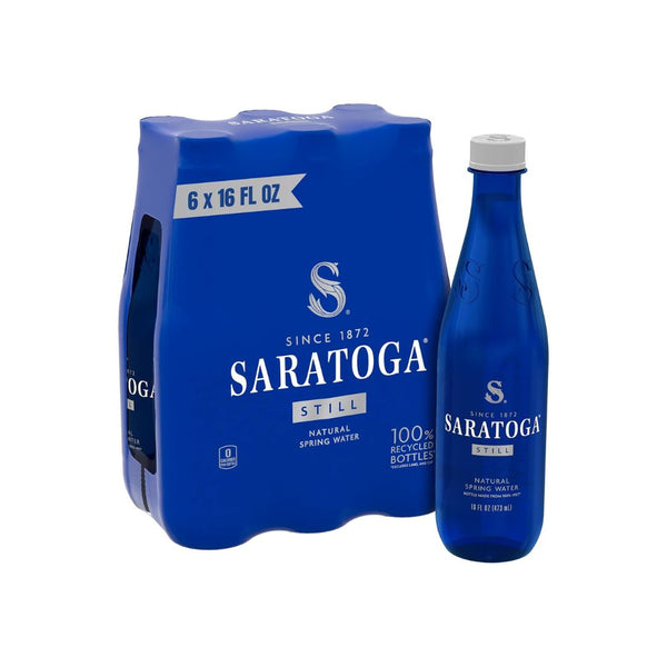 6-Pack Saratoga Spring Water Bottles