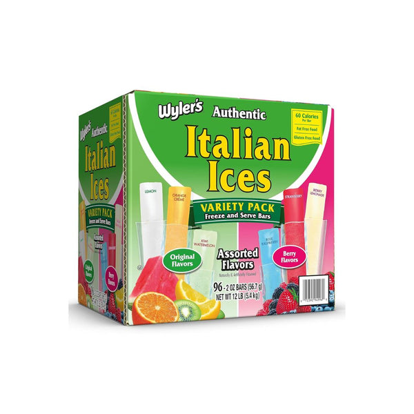 96 Wyler’s Authentic Italian Ice Freezer Bars