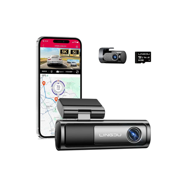 5G Wifi Front and Rear Dash Cam