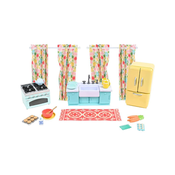 27 Piece Sunny Days Entertainment Honey Bee Acres Sweet Home Kitchen Accessories Playset