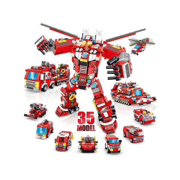 836 Piece 35 in 1 STEM Robot Building Toy