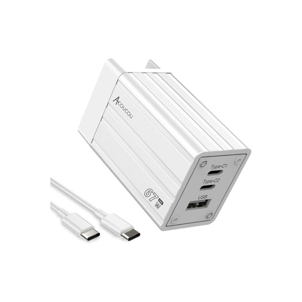 67W GaN USB C Charger