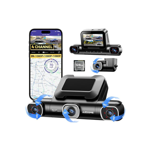 360° 4 Channel Dash Cam