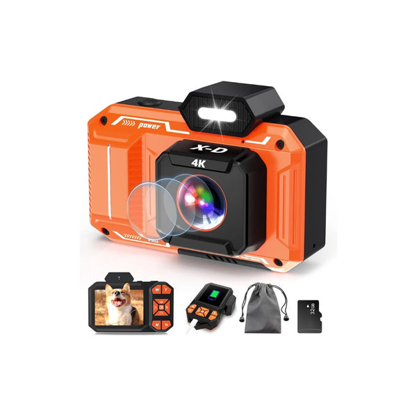 4K 48MP Digital Camera with 18X Zoom