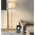 Adjustable Height Modern Dimmable Floor Lamp with Remote Control ...