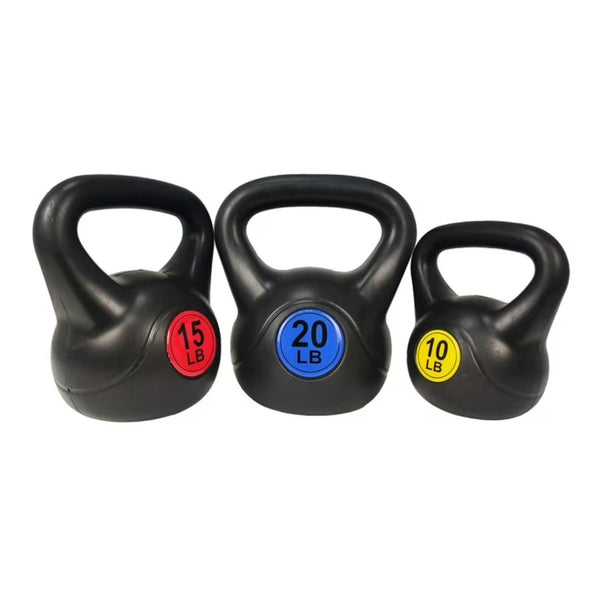 3-Piece BalanceFrom Wide Grip Kettlebell Exercise Fitness