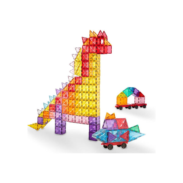 121 Pcs Magnetic Building Tiles Set