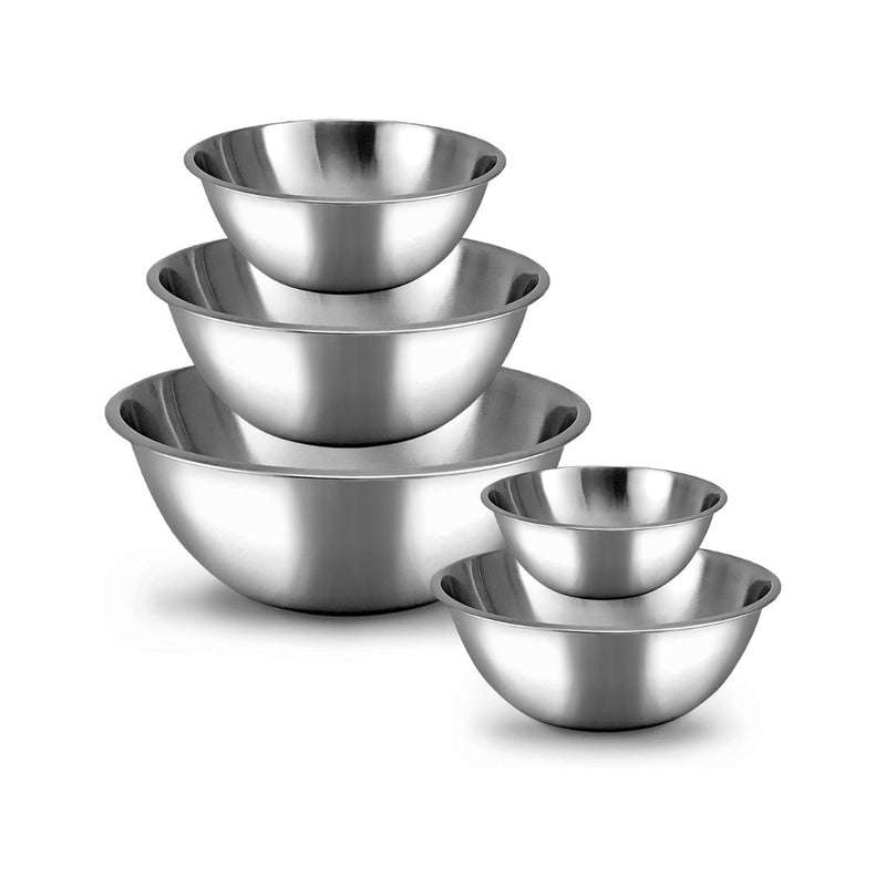 5-Piece Stainless Steel Mixing Bowl Set