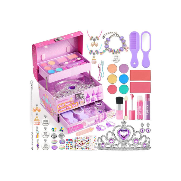 Girls Real Washable Cosmetic Set with Mirror