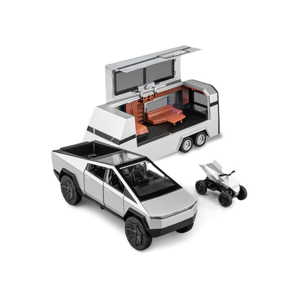 Diecast Cyber Truck Toy with Lights and Sounds