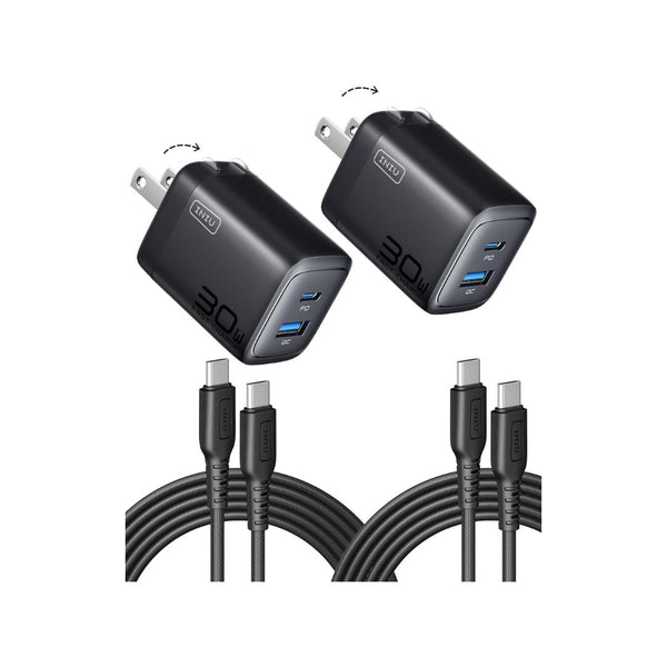 2 Pack INIU 30W USB C Fast Charger