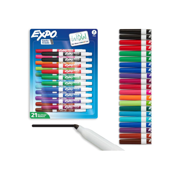21-Count EXPO Dry Erase Markers