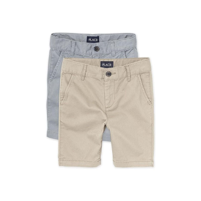 2-Pack The Children’s Place Boys Stretch Chino Shorts