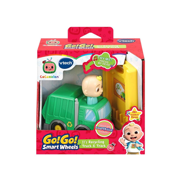 VTech CoCoMelon Go! Go! Smart Wheels JJ’s Recycling Truck and Track
