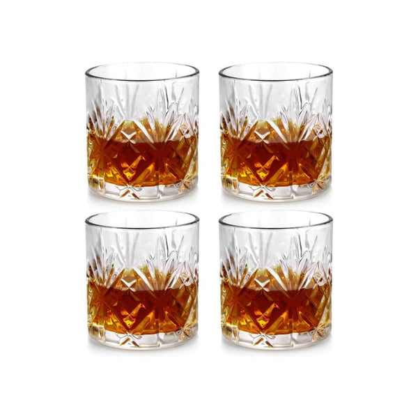 Set of 4 Old Fashioned Glasses with Gift Box