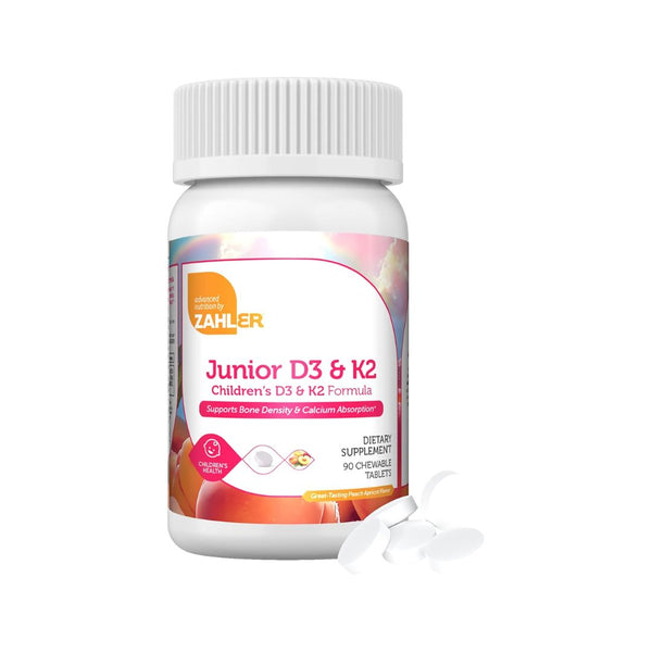 90 Zahler Junior Vitamin D3 + K2 Chewable Tablet