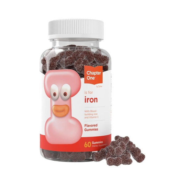 60 Count Zahler Iron Gummies with Vitamin C
