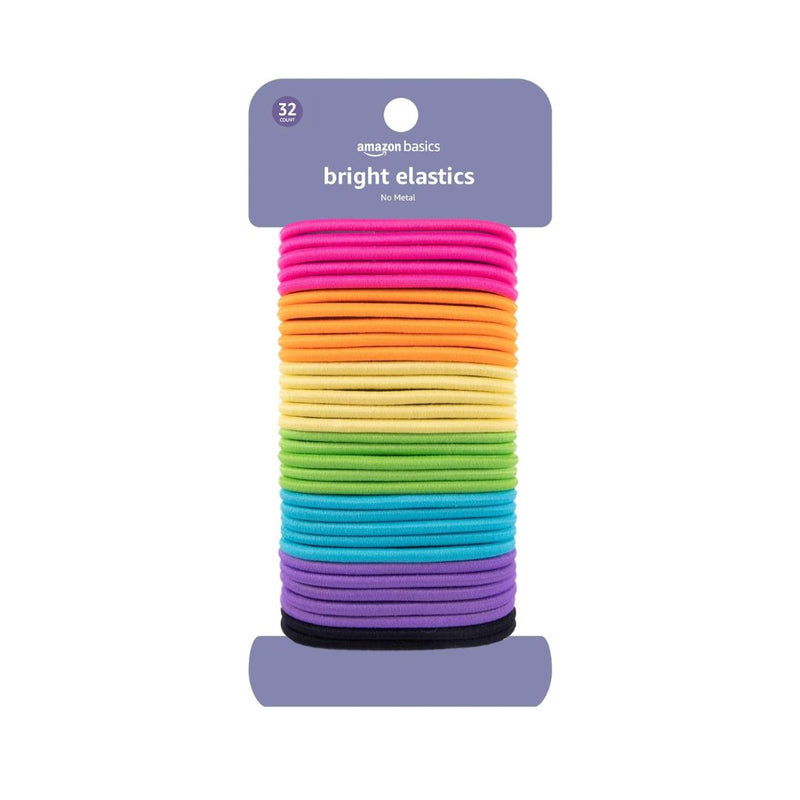 32 Count Amazon Basics Pony Tail Hair Ties