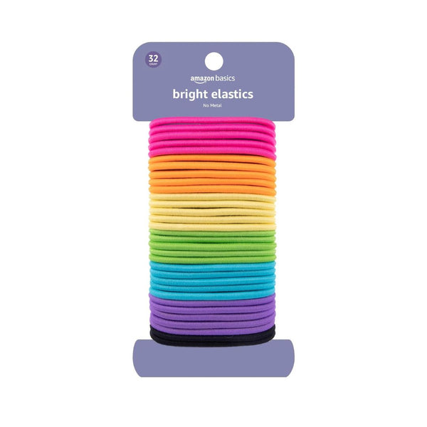 32 Count Amazon Basics Pony Tail Hair Ties