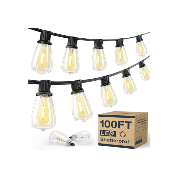 100-FT Outdoor String Lights