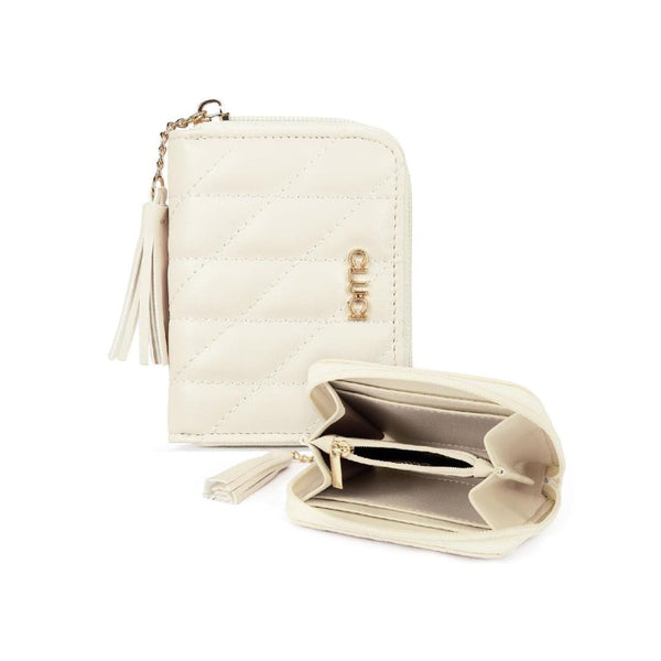 Women's Slim Bifold Zip Wallet with Wristlet