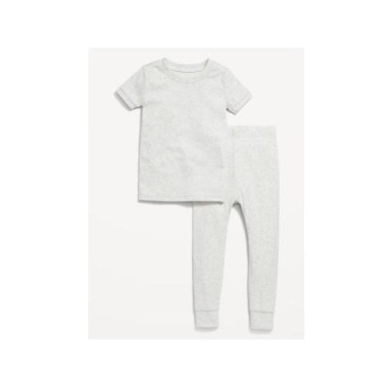 Old Navy Kids Snug-Fit Ribbed & Printed Pajama Set (Many Colors)