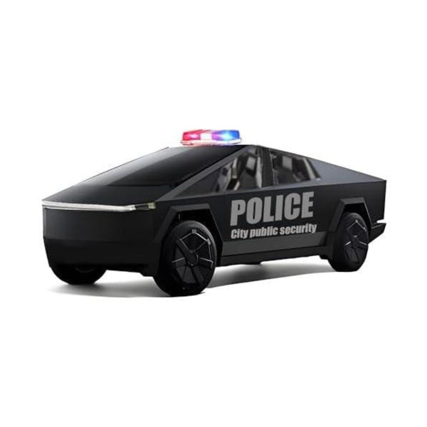 Cyber Truck Police Car Die‑Cast Toy with ATV