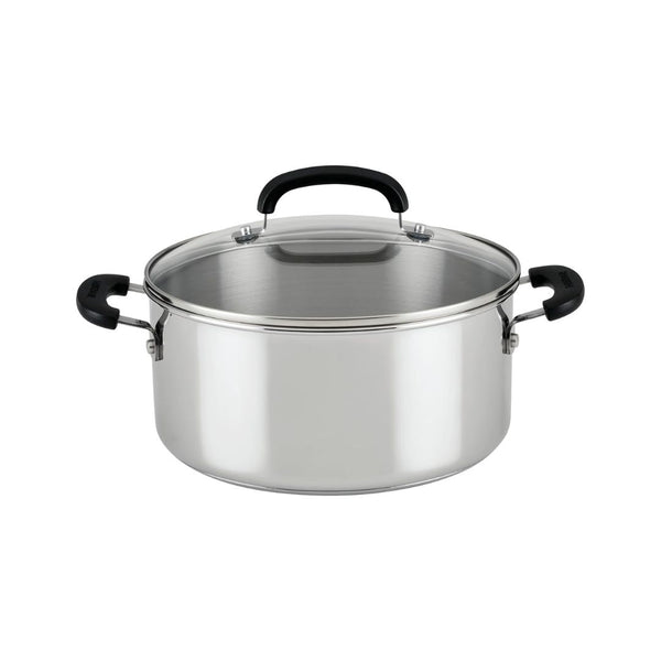 Farberware 5-Qt Dutch Oven/Casserole Pan with Glass Lid