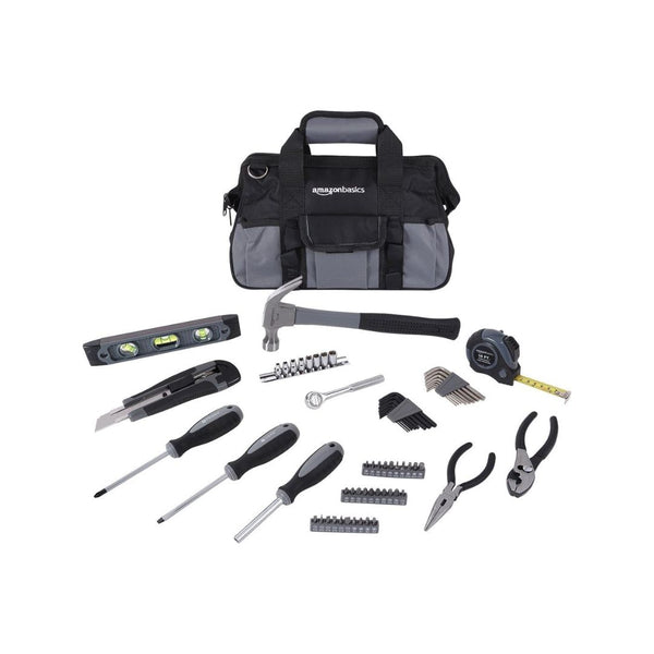 65 Piece Home Basic Repair Tool Kit Set With Bag