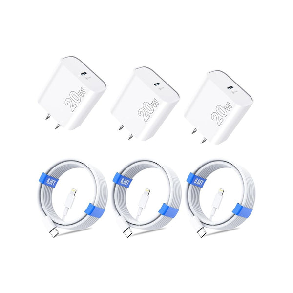 3 iPhone Fast Charging Sets